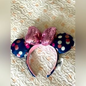 Polk a dot Disney ears